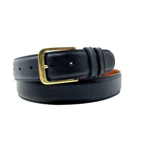 Coach Men's Vintage 90's Black Leather Belt Size 40" Burnished Cowhide 5800